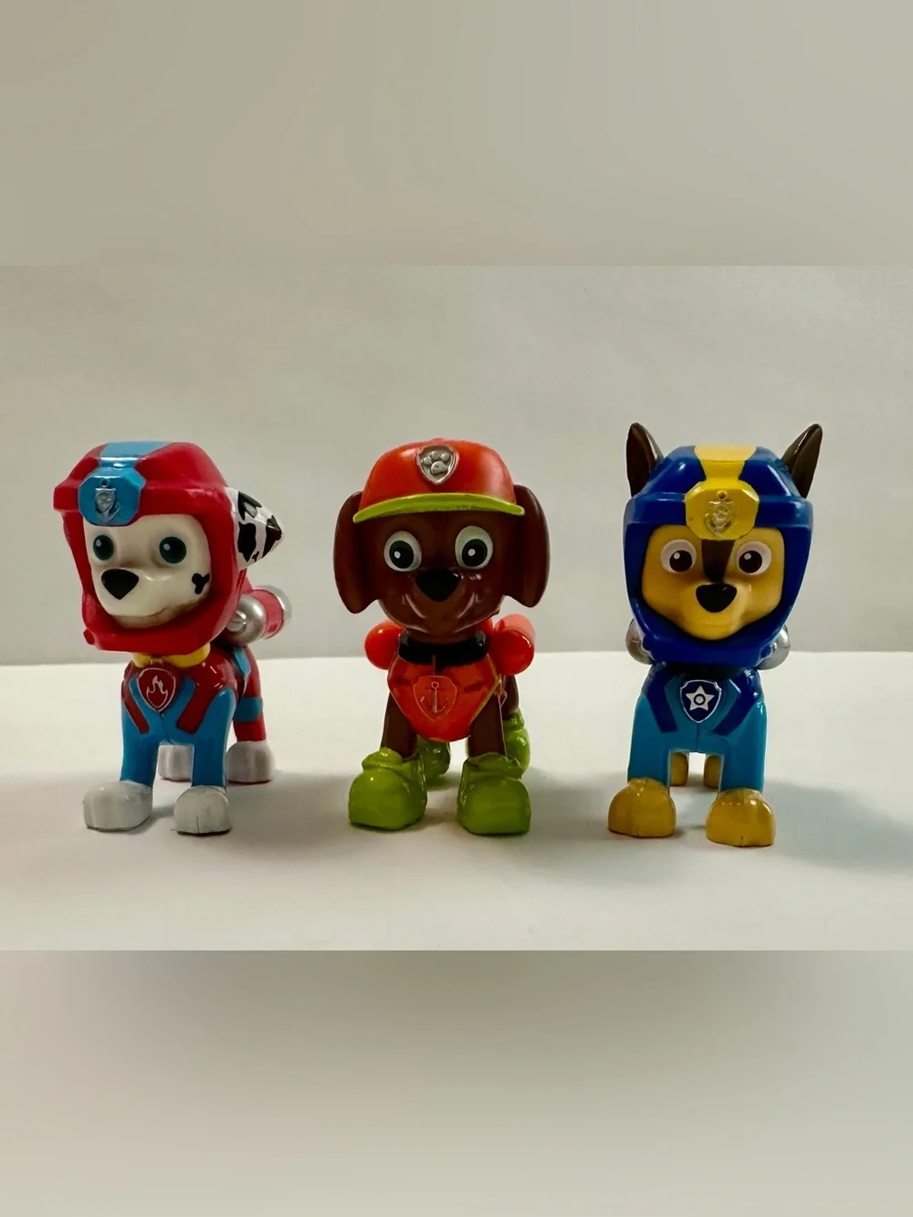 PAW Patrol bundle of 3 water vehicle toys. Chase, Marshal, and Zuma